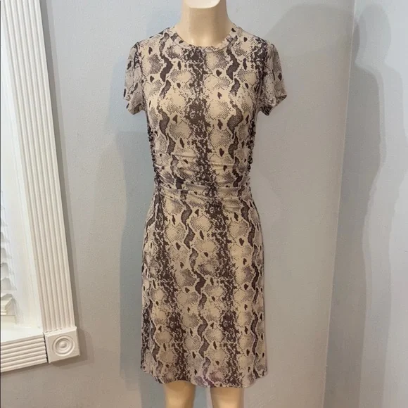 Elegant Snake Print Dress - Picture 1 of 8